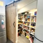 Complete custom pantry installation
